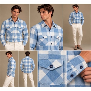 Koszula męska cieplejsza flanelowa krój slim fit produkt Turecki  M-3XL