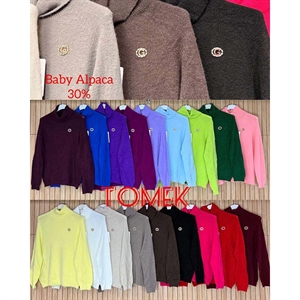 Sweter damski z golfem