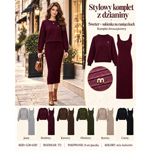 Komplet Sweter + Sukienka