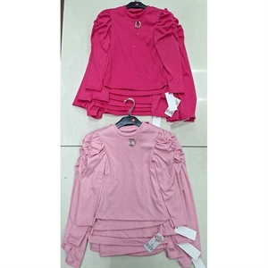 Bluzka dziewczęca prążek  4-14 lat