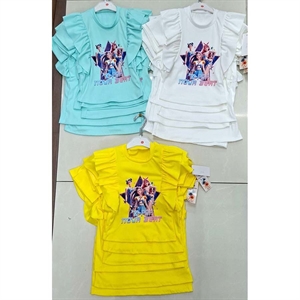 Bluzka dziewczęca prążek  4-14 lat