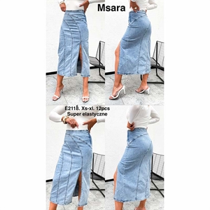 Spódnica jeansowa damska Msara  XS-XL