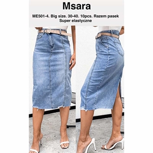 Spódnica jeansowa damska Big Size  30-40