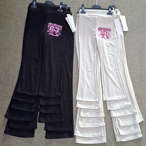 Legginsy dziewczęce prążek  6-16 lat