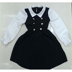 Sukienka dziewczęca z długim rękawem  6-16 lat