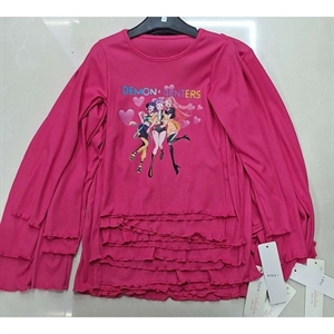 Bluzka dziewczęca prążek  4-14 lat