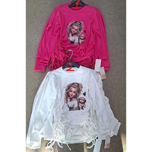 Bluzka dziewczęca prążek  6-16 lat