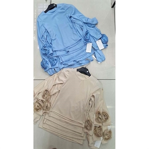 Bluzka dziewczęca prążek  4-14 lat