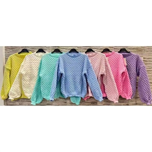 Sweter damski okrągły - Produkt Włoski