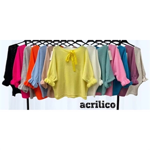 Sweter damski okrągły