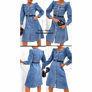 Sukienka jeansowa damska  XS-XL