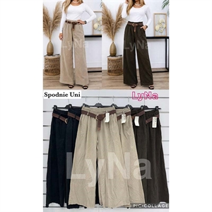 Spodnie damskie szerokie nogawki - Produkt Włoski