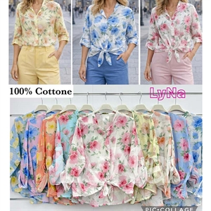 Koszula damska 100% BAWEŁNA - Produkt Włoski