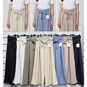 Spodnie damskie szerokie nogawki - Produkt Włoski