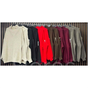 Tunika sweterkowa damska - Produkt Włoski