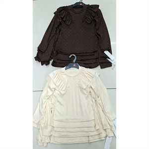 Bluzka dziewczęca prążek  4-14 lat