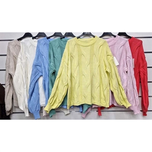 Sweter damski okrągły - Produkt Włoski