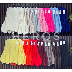 Sweter damski okrągły - Produkt Włoski