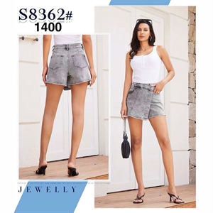 Szorty jeansowe imitujące spódnicę S-2XL