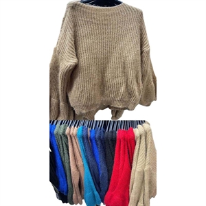 Sweter damski okrągły - produkt Włoski