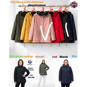 Kurtka dwustronna damska Big Size  3XL-7XL
