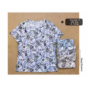 Bluzka damska krótki rękaw 4XL-8XL