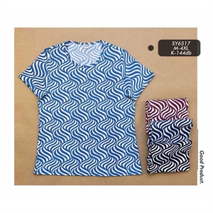 Bluzka damska krótki rękaw M-4XL