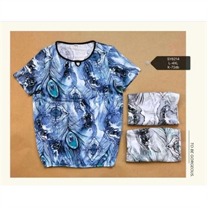 Bluzka damska krótki rękaw L-4XL