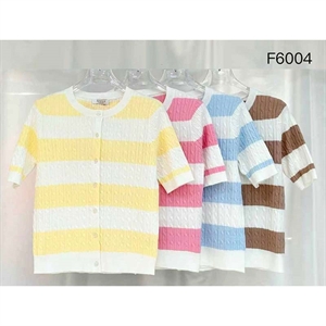 Sweter damski z krótkim rękawem