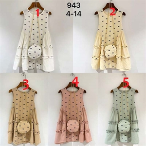 Sukienka dziewczęca 4-14 lat