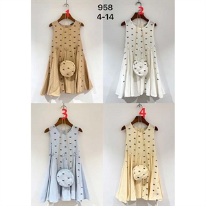 Sukienka dziewczęca 4-14 lat