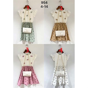 Sukienka dziewczęca 4-14 lat