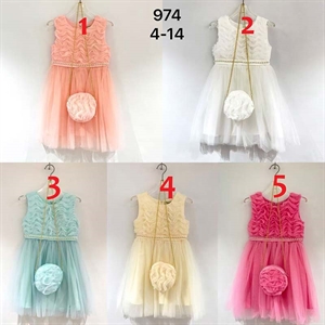 Sukienka dziewczęca 4-14 lat