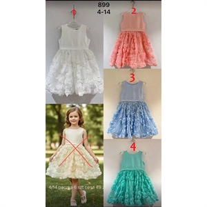 Sukienka dziewczęca 4-14 lat