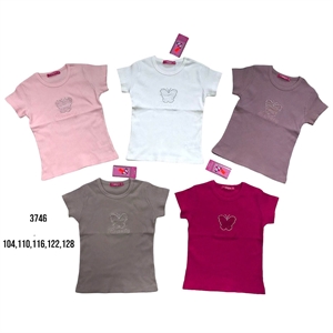 Koszulka dziewczęca produkt Turecki 104-128cm