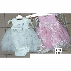 Sukienka niemowlęca bez rękawów produkt Turecki  6-18M