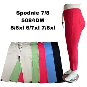 Spodnie damskie 7/8 Big Size  5/6XL-7/8XL
