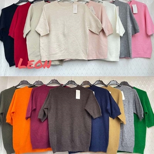 Sweter damski z krótkim rękawem