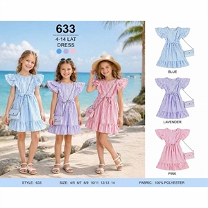 Sukienka dziewczęca  4-14 lat