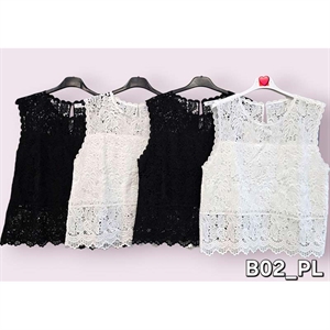 Bluzka damska koronkowa (S/M-L/XL)