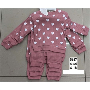 Komplet dziewczęcy 6-18m