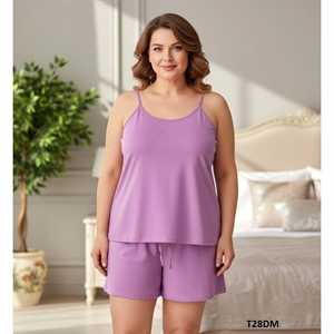 Piżama bawełna damska Big Size  4XL-8XL
