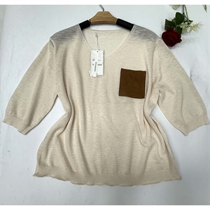 Sweter damski okrągły