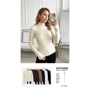 Sweter damski z półgolfem