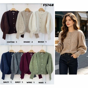 Sweter damski zapinany na guziki