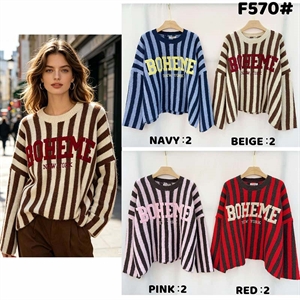 Sweter damski okrągły