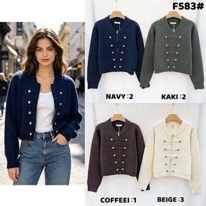 Sweter damski rozpinany na zamek
