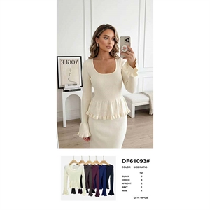 Sweter damski okrągły