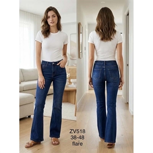Jeansy dzwony damskie  38-48