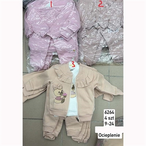 Komplet niemowlęcy ocieplany produkt Turecki  9-24M
